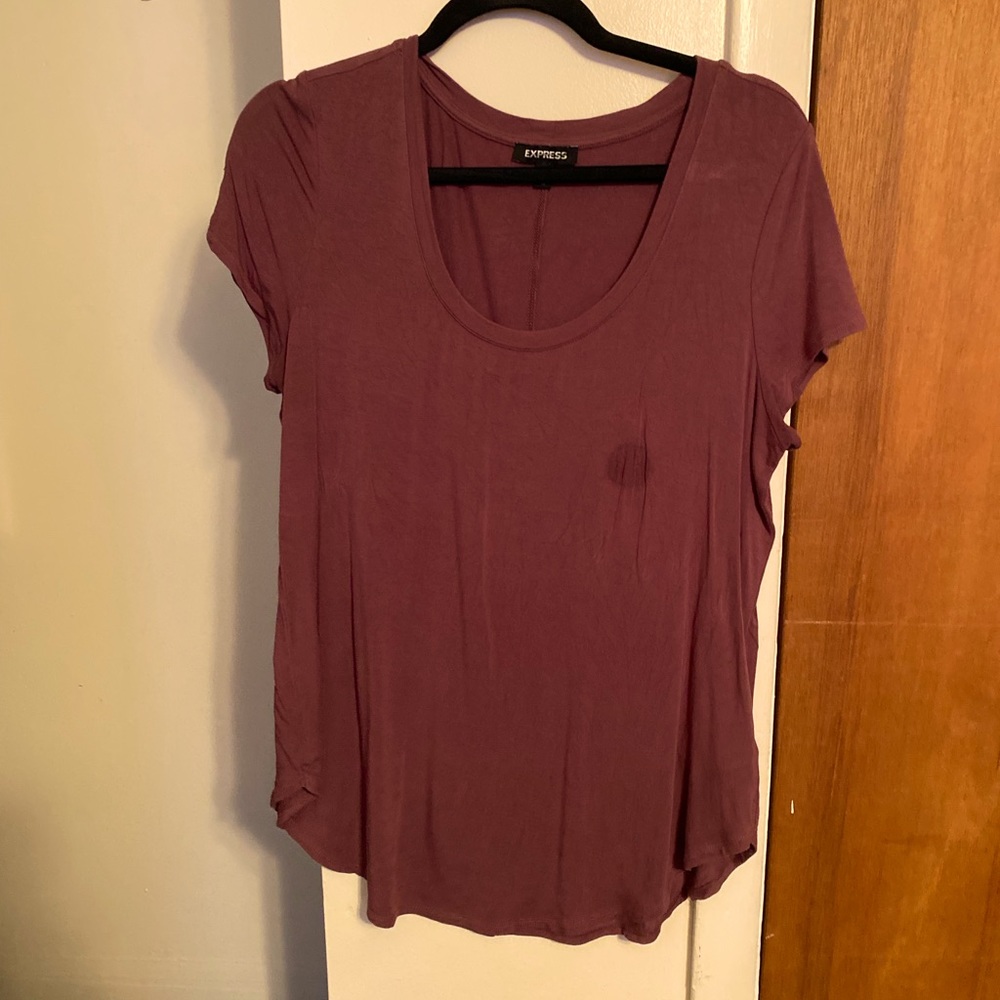 Express Mauve Top | Discounted for stain